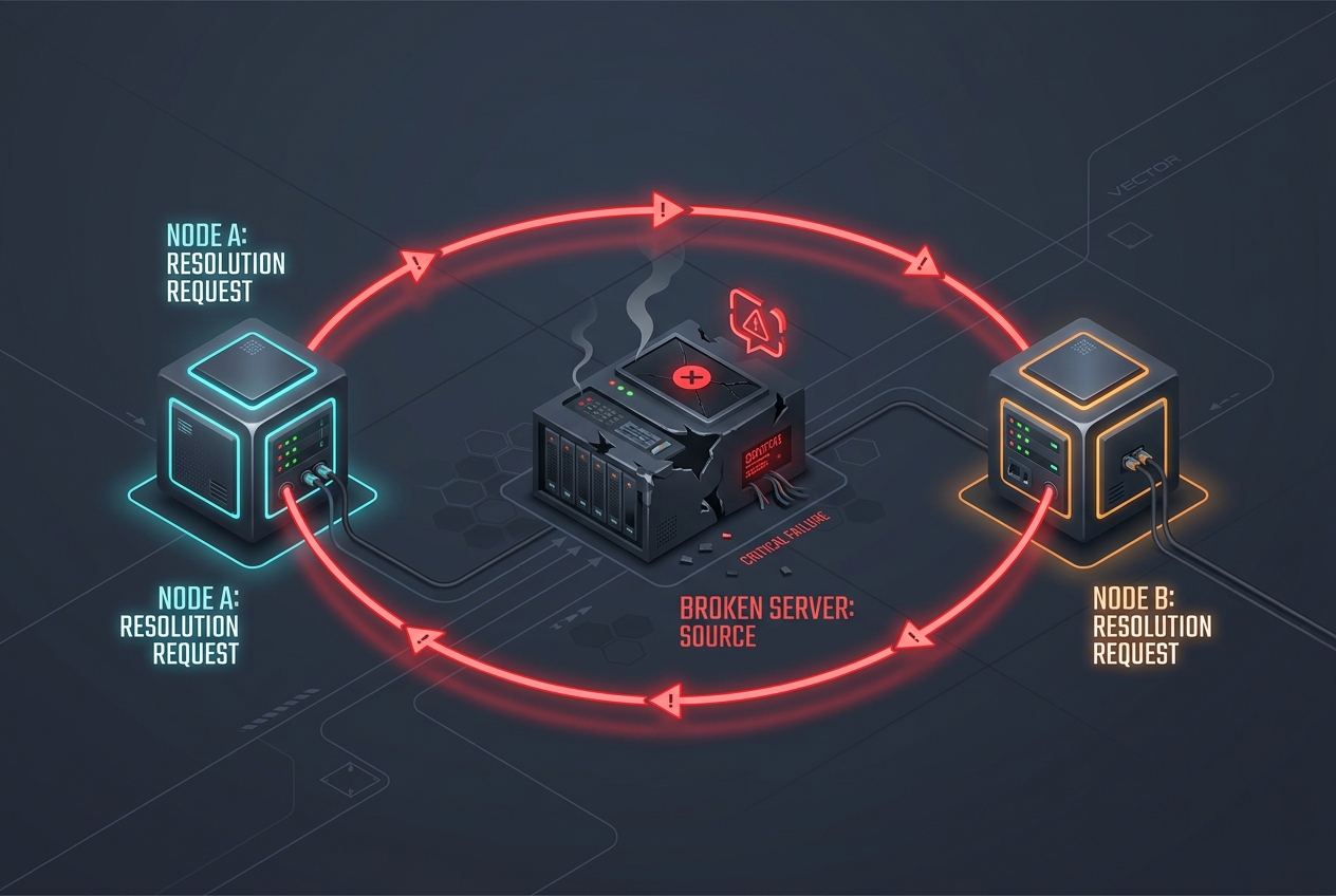 Diagnosing Missing DNS Glue Records and Cyclic Loops